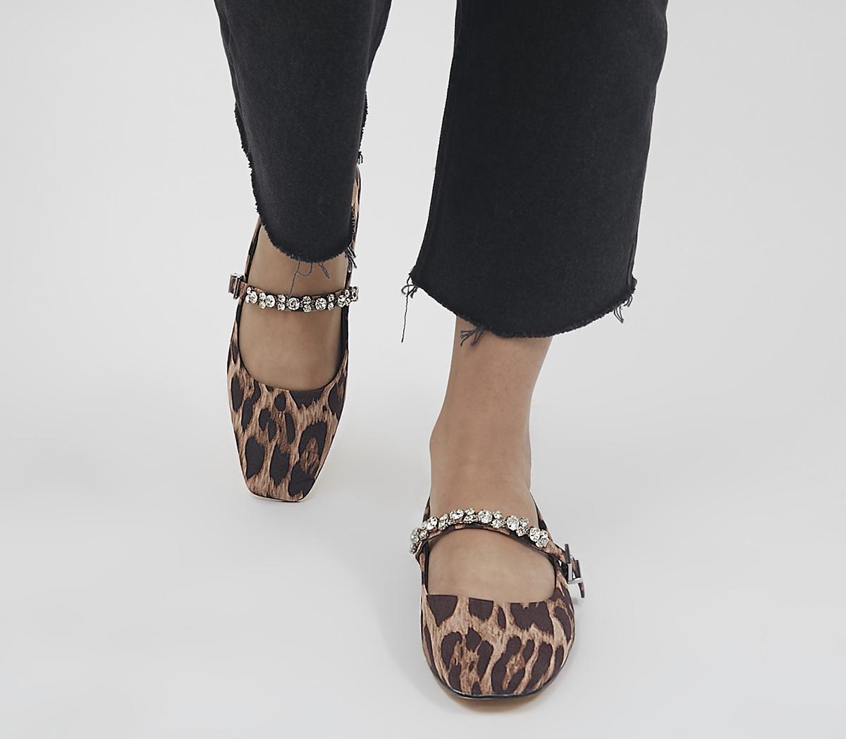 Leopard mary shop jane pumps