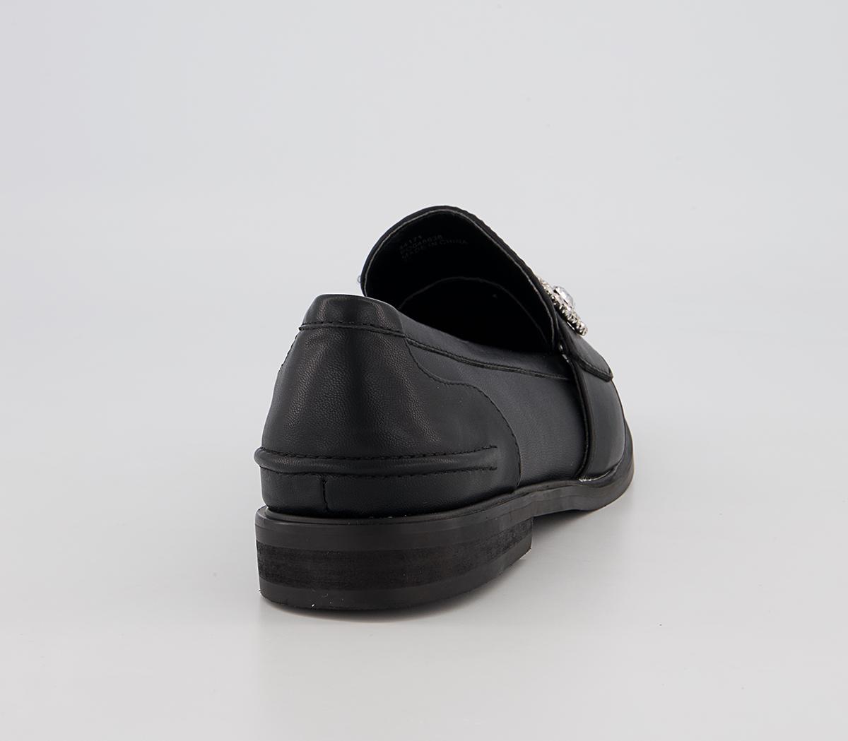 Office Firstly Loafers Office Firstly Loafers Black With Embellishment