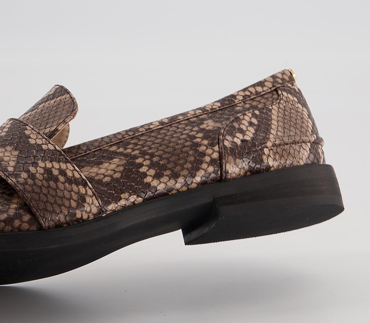 Office Firstly Loafers Office Firstly Loafers Natural Snake