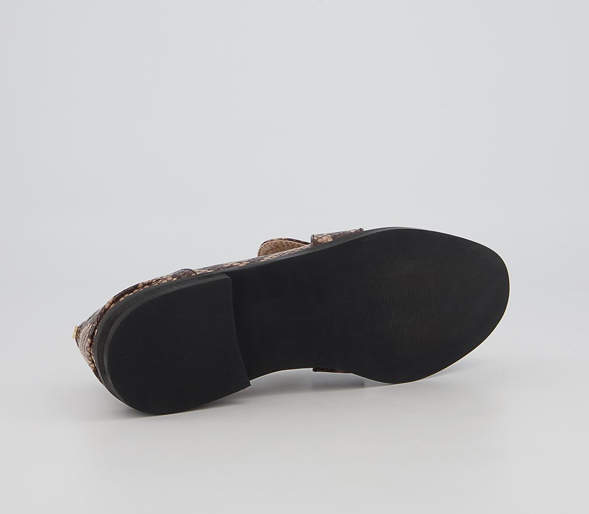 Office Firstly Loafers Office Firstly Loafers Natural Snake