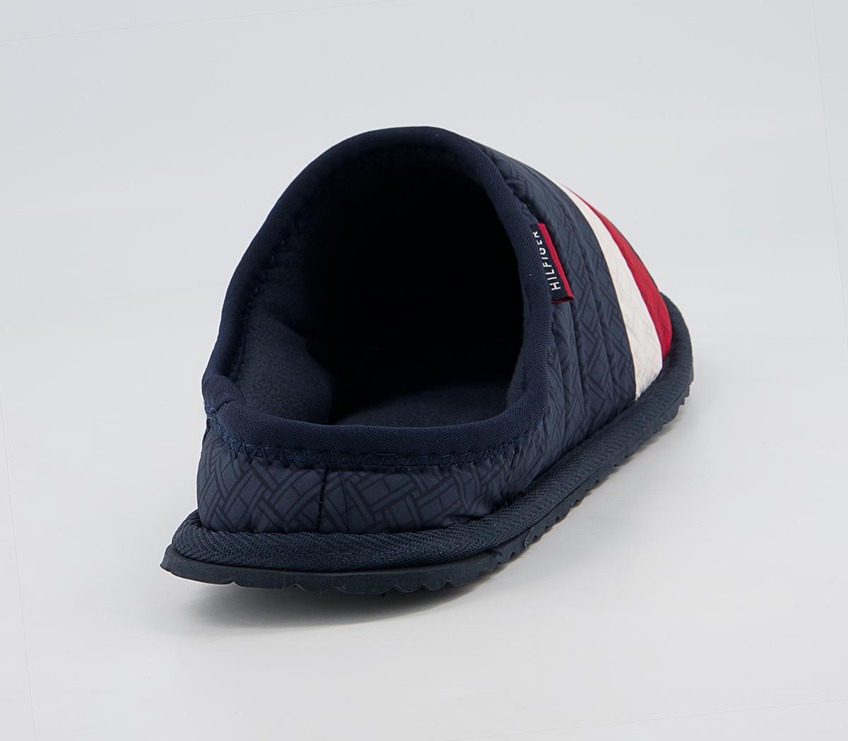 Tommy Hilfiger Corporate Padded Home Slippers Tommy Hilfiger Corporate Padded Home Slippers Red White Blue
