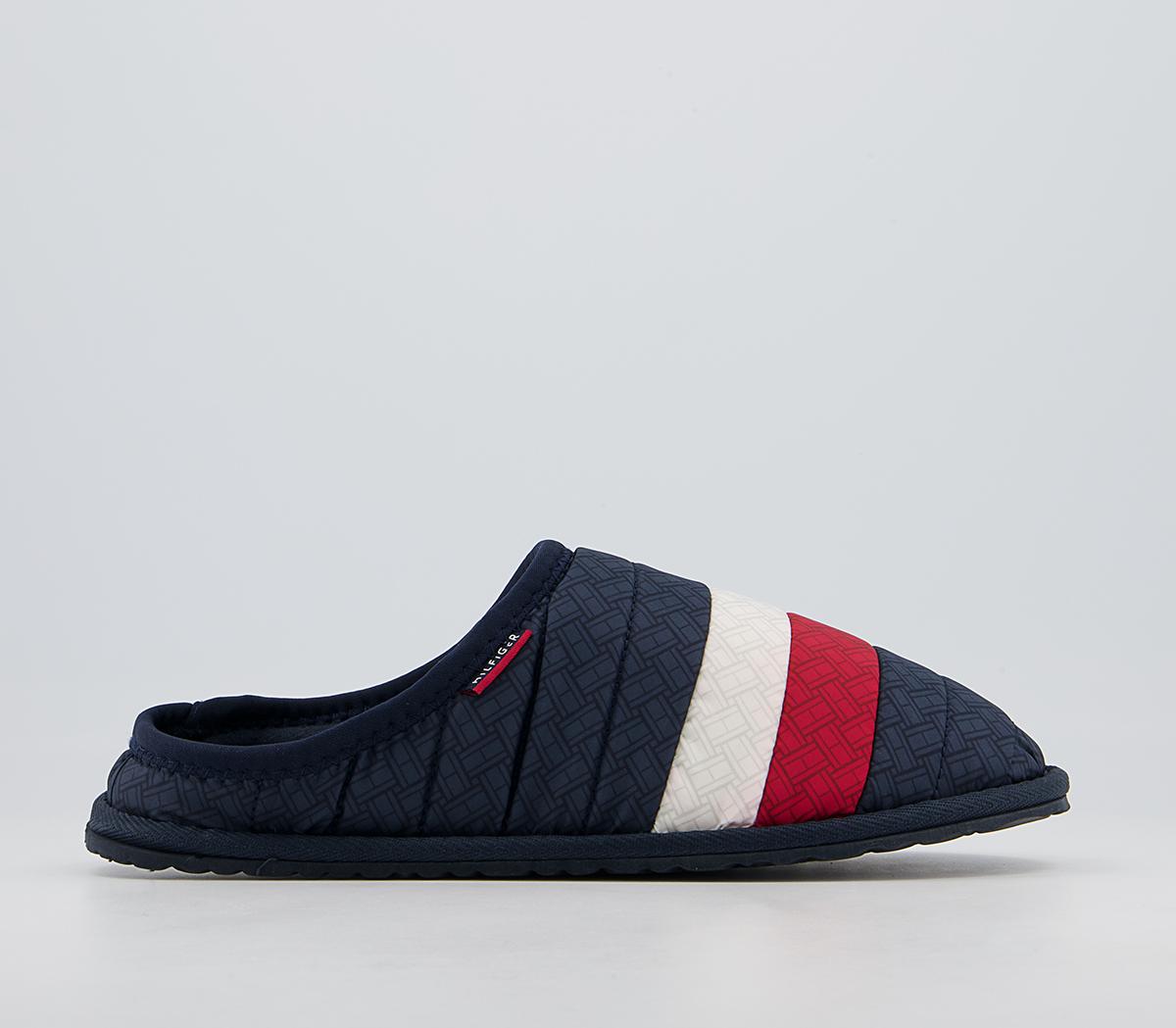 Tommy HilfigerCorporate Padded Home SlippersRed White Blue