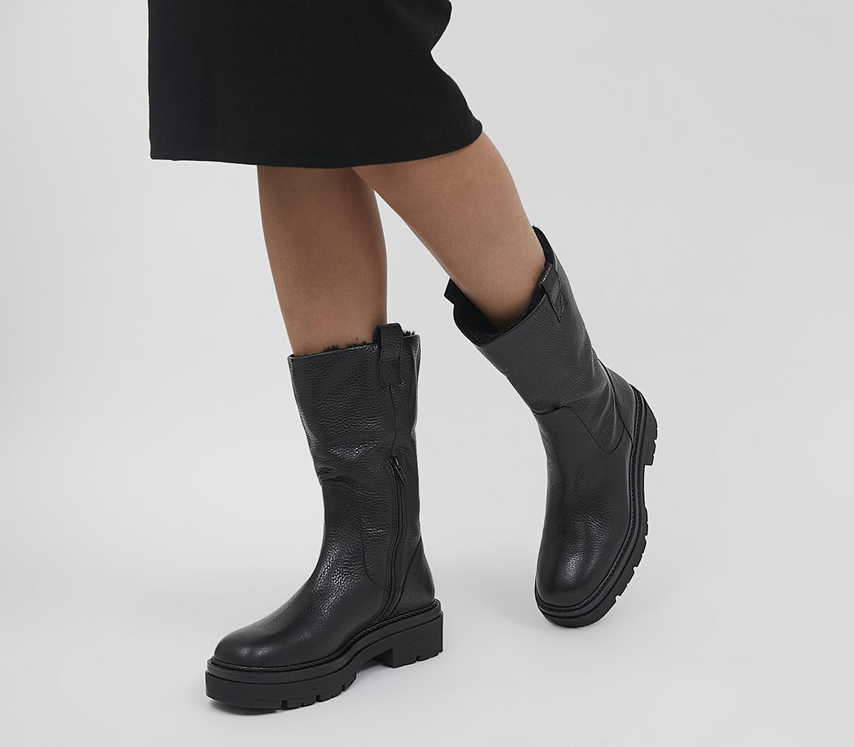 Shin on sale high boots