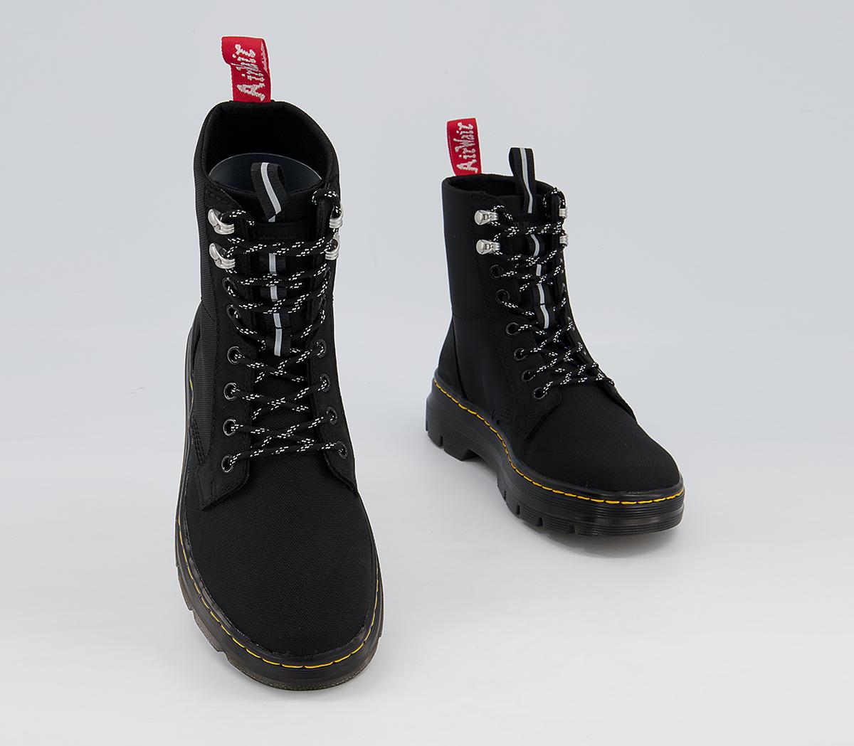 Dr. Martens Combs II Herschel Boots Black Women's Ankle Boots