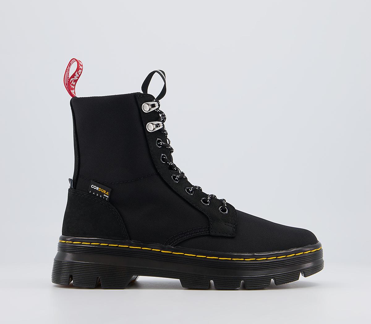 Dr. Martens Combs II Herschel Boots Black Women's Ankle Boots