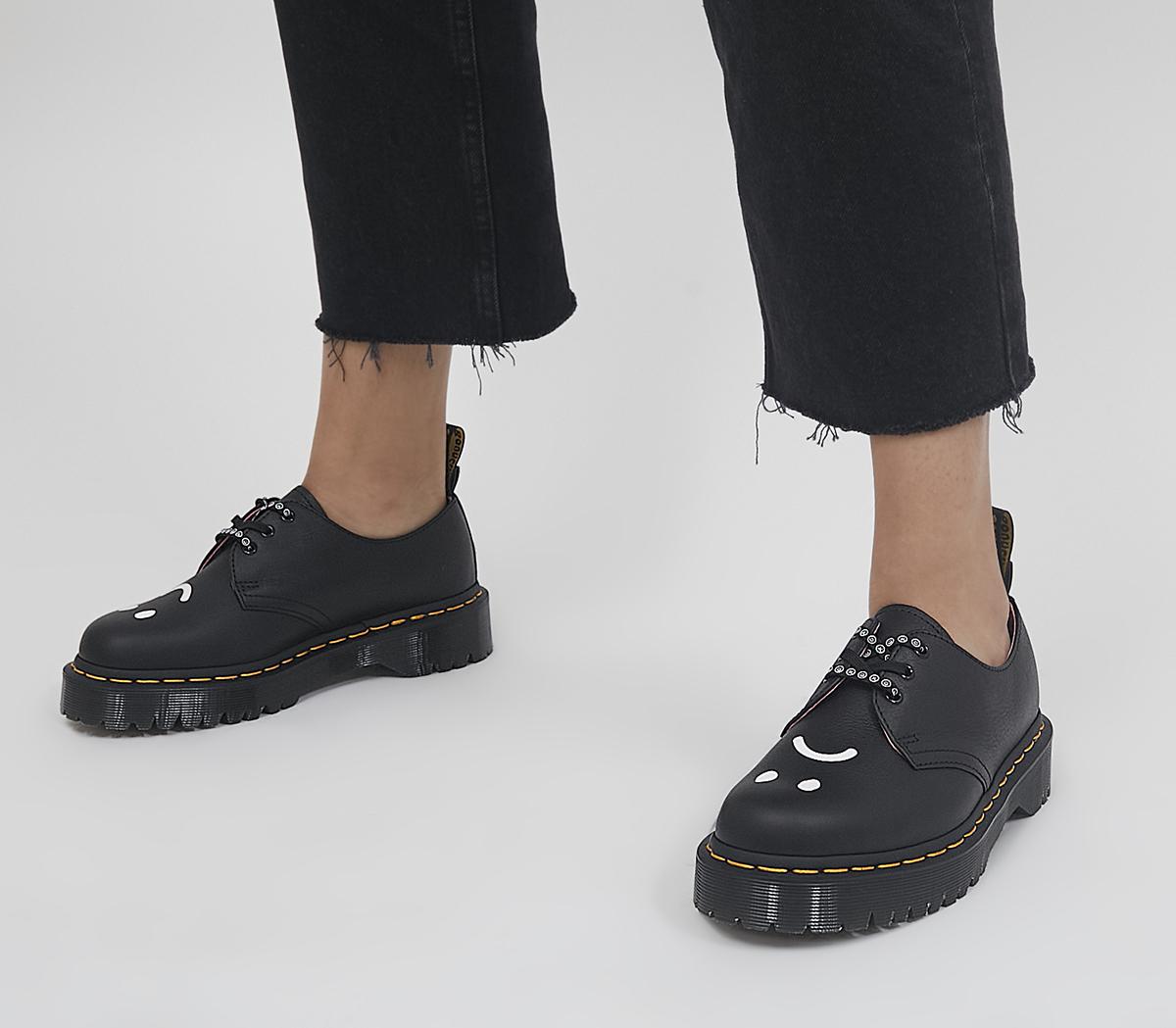 Dr. Martens 1461 Bex Lazy Oaf Shoes Black - Flat Shoes for Women