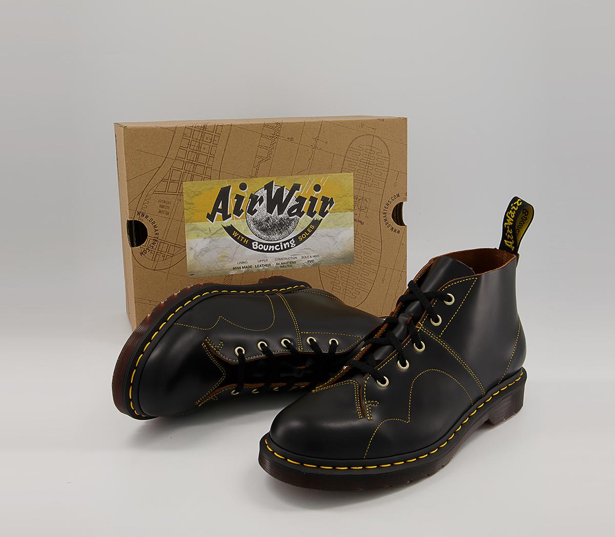 Dr. Martens Church Monkey Boots Dr. Martens Church Monkey Boots Black Vintage Smooth