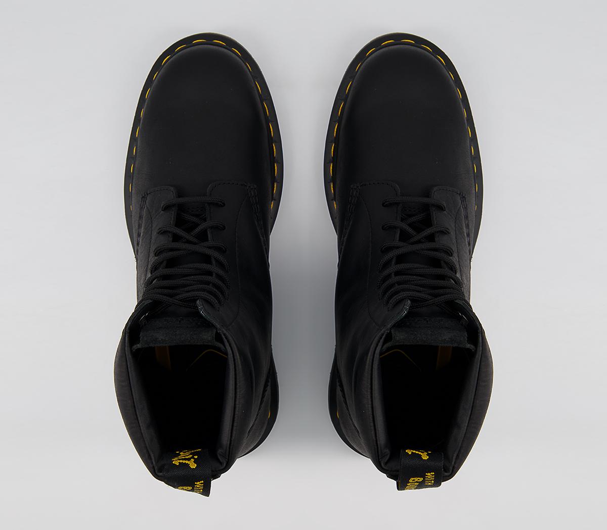 Dr. Martens Berman 8 Eye Boots Dr. Martens Berman 8 Eye Boots Black Wyoming