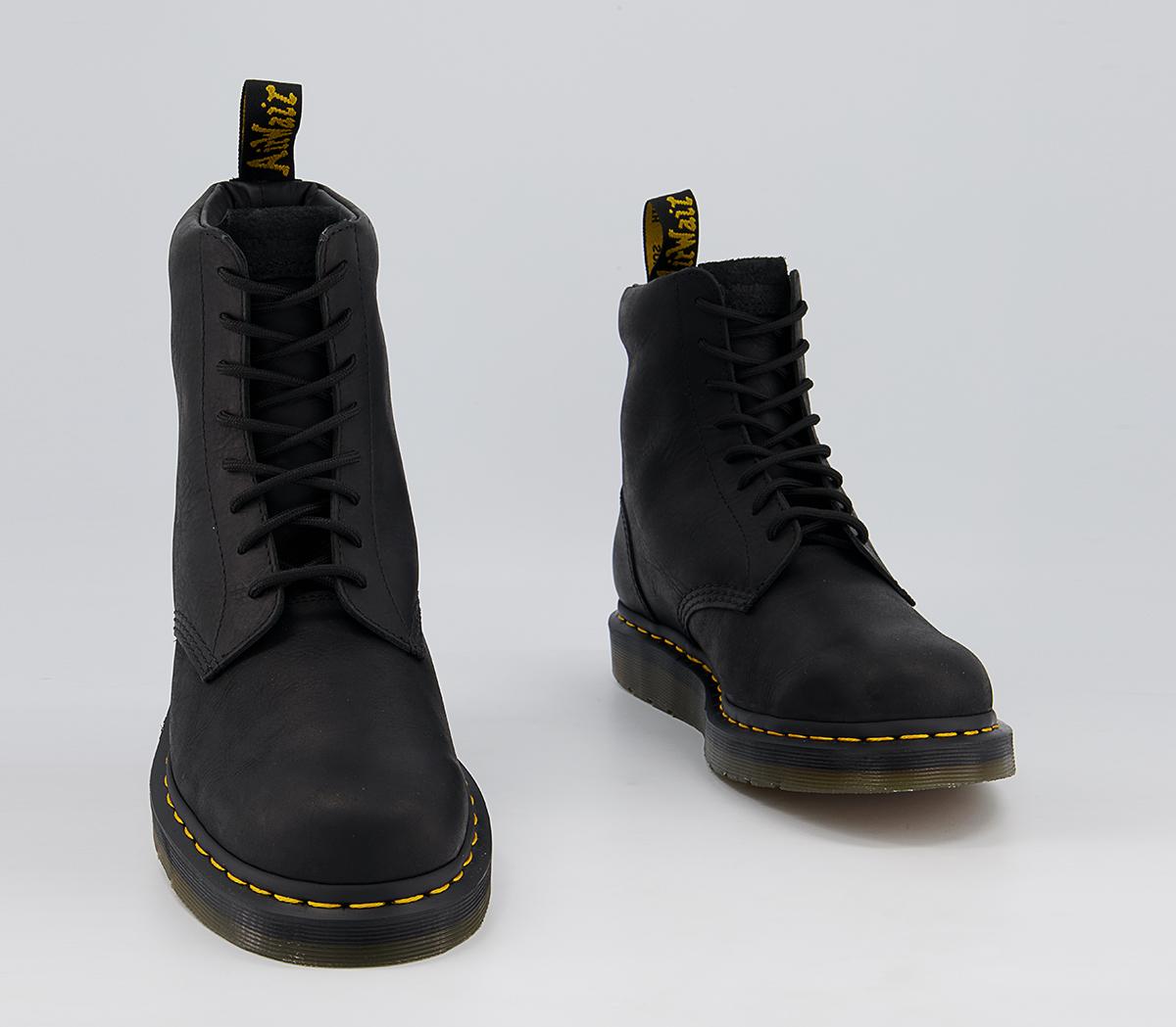 Dr. Martens Berman 8 Eye Boots Dr. Martens Berman 8 Eye Boots Black Wyoming