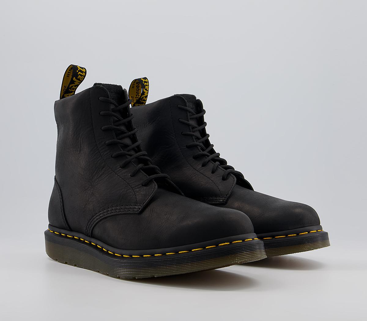 Dr. Martens Berman 8 Eye Boots Dr. Martens Berman 8 Eye Boots Black Wyoming