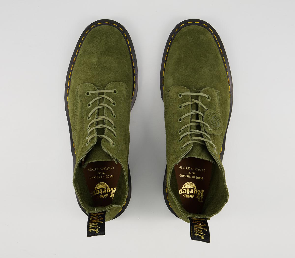Dr. Martens 101 Ub 6 Eye Boots Dr. Martens 101 Ub 6 Eye Boots Army Green Desert Oasis Suede