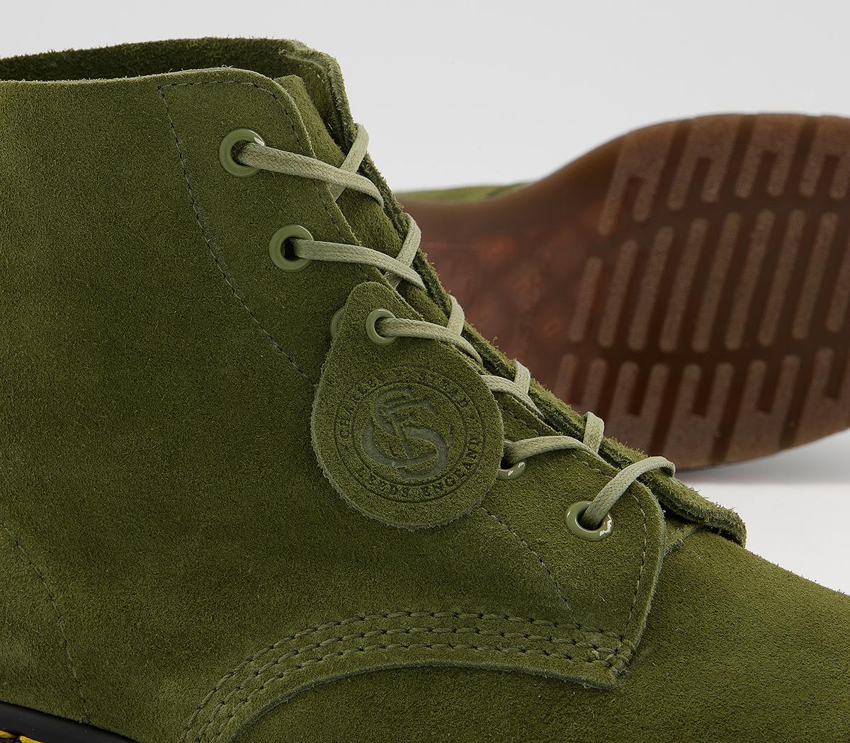 Dr. Martens 101 Ub 6 Eye Boots Dr. Martens 101 Ub 6 Eye Boots Army Green Desert Oasis Suede