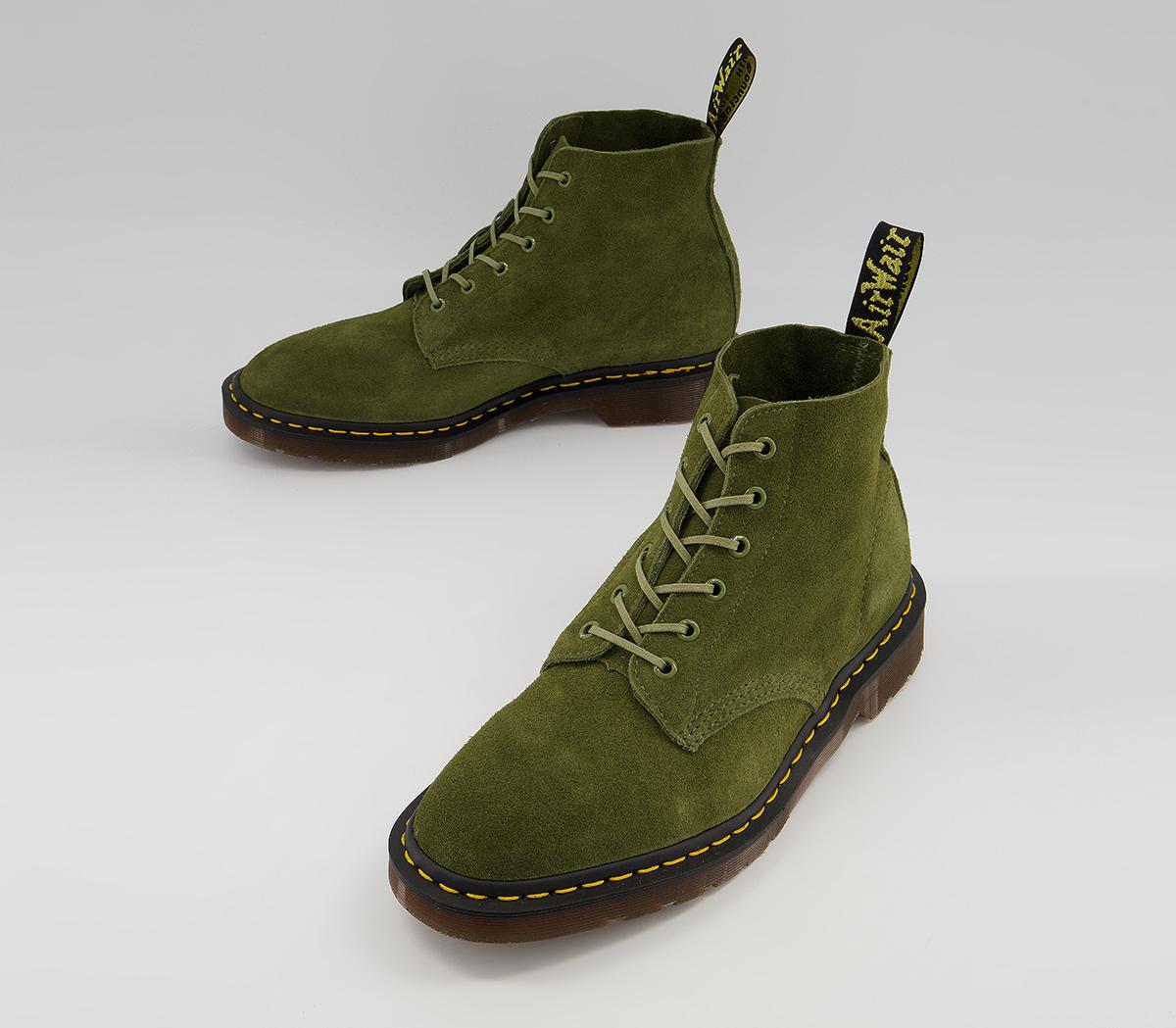 Dr. Martens 101 Ub 6 Eye Boots Dr. Martens 101 Ub 6 Eye Boots Army Green Desert Oasis Suede