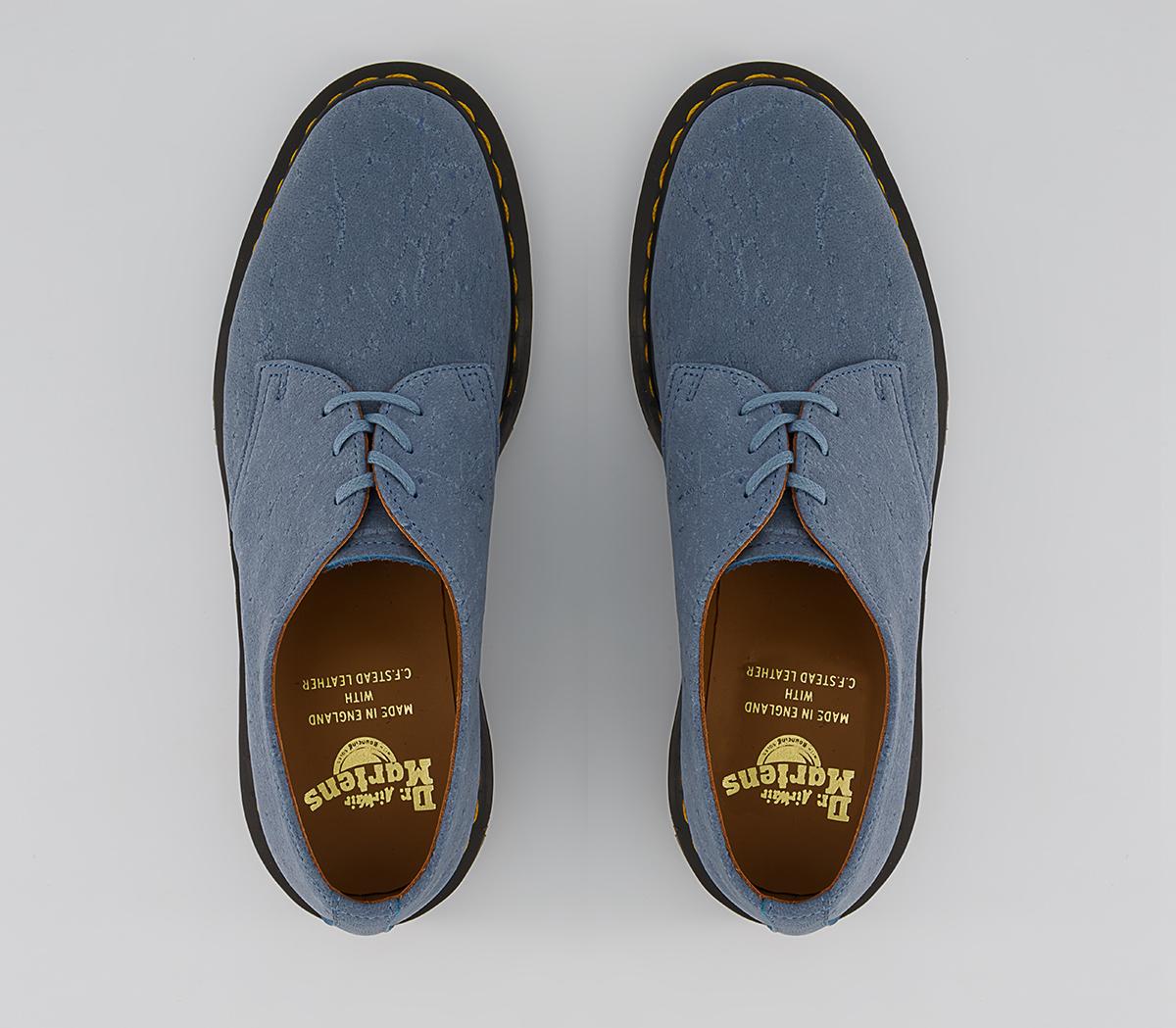 Dr. Martens 1461 3 Eye Shoes Mie Dr. Martens 1461 3 Eye Shoes Mie Blue Nubuck