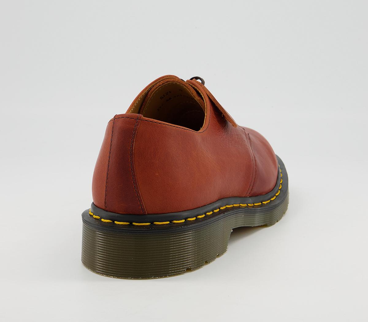 Dr. Martens 1461 3 Eye Mie Shoes Dr. Martens 1461 3 Eye Mie Shoes Dark Tan Classic Oiled Shoulder