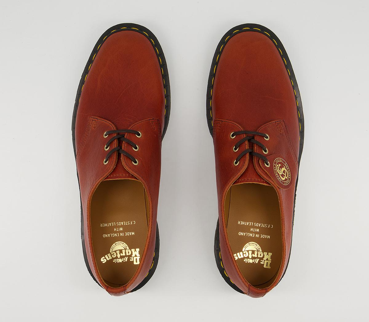 Dr. Martens 1461 3 Eye Mie Shoes Dr. Martens 1461 3 Eye Mie Shoes Dark Tan Classic Oiled Shoulder