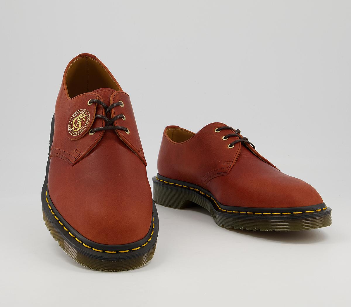 Dr. Martens 1461 3 Eye Mie Shoes Dr. Martens 1461 3 Eye Mie Shoes Dark Tan Classic Oiled Shoulder