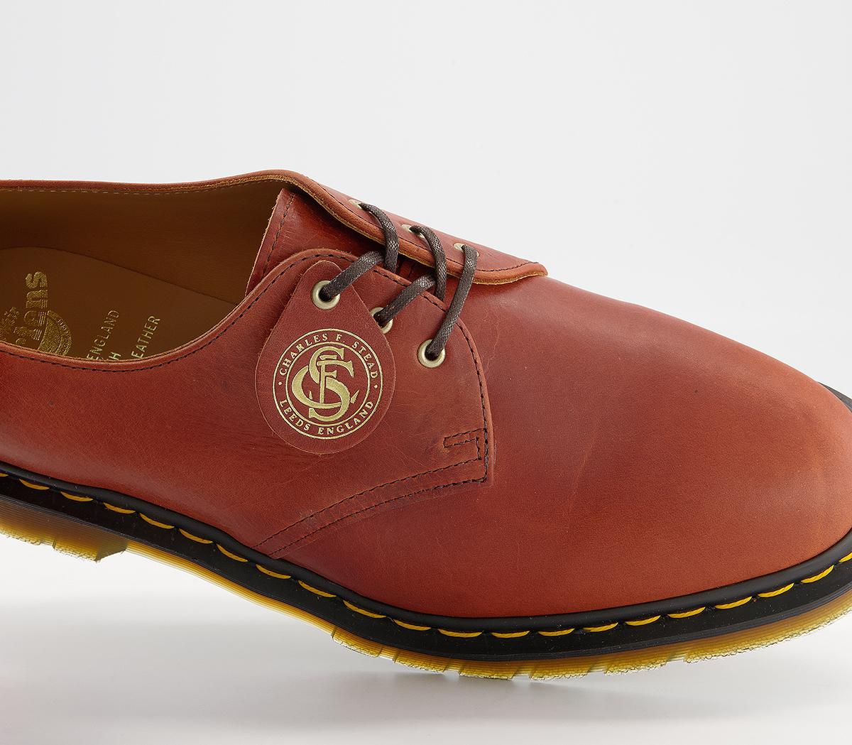 Dr. Martens 1461 3 Eye Mie Shoes Dr. Martens 1461 3 Eye Mie Shoes Dark Tan Classic Oiled Shoulder