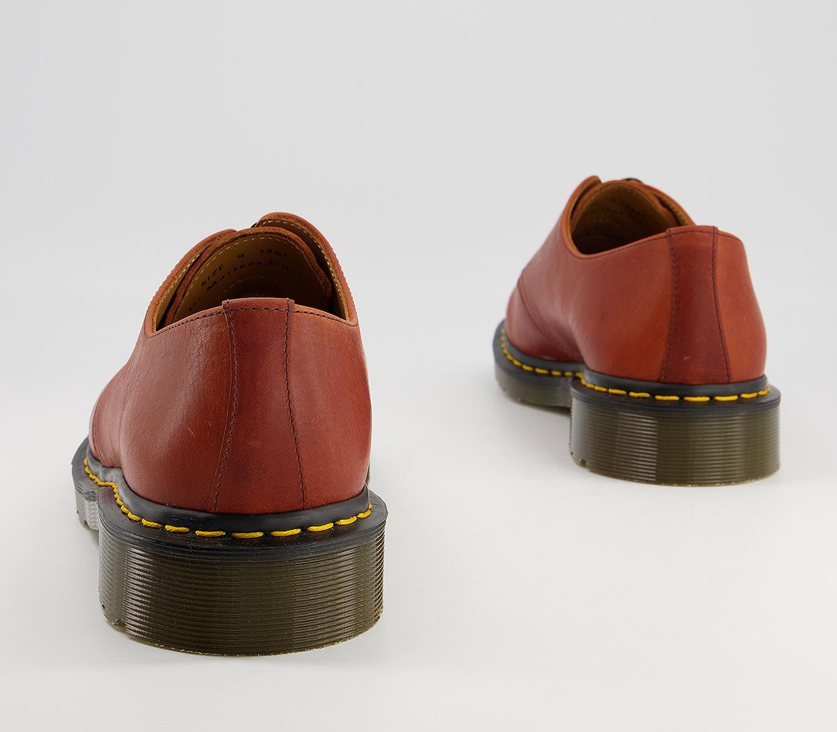 Dr. Martens 1461 3 Eye Mie Shoes Dr. Martens 1461 3 Eye Mie Shoes Dark Tan Classic Oiled Shoulder