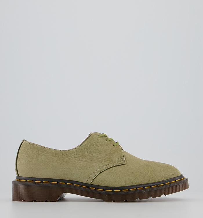 Dr. Martens 1461 3 Eye Made in England Shoes Blue Nubuck Men s