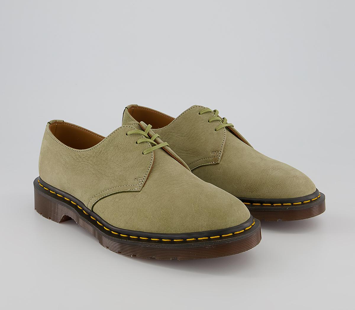Dr. Martens 1461 3 Eye Shoes Mie Dr. Martens 1461 3 Eye Shoes Mie Green Nubuck