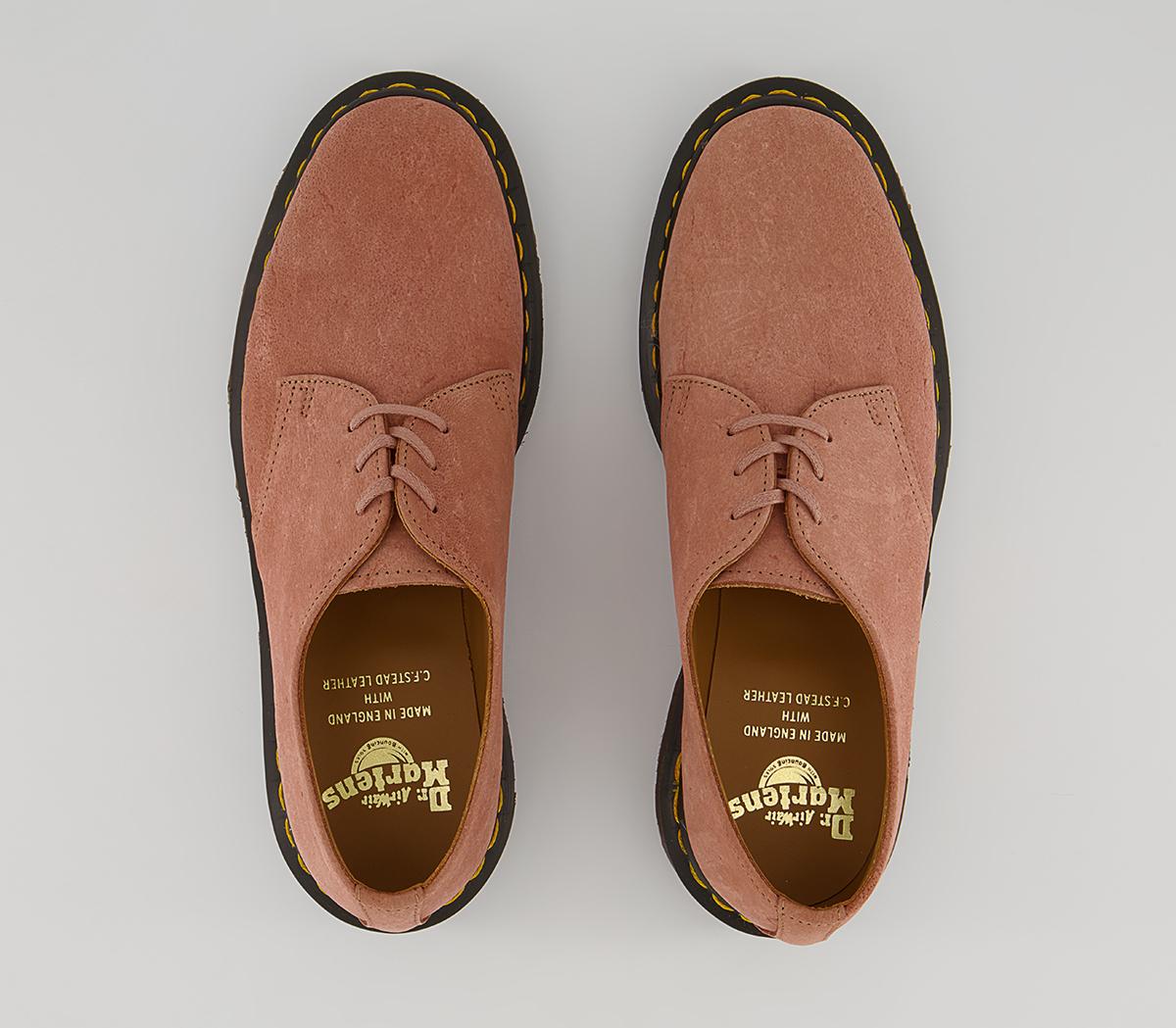 Dr. Martens1461 3 Eye Made in England ShoesPink Nubuck