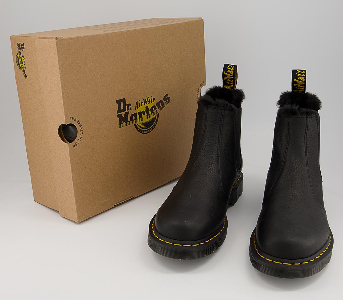 Dr. Martens 2976 Fur Lined Chelsea Boots M Dr. Martens 2976 Fur Lined Chelsea Boots M Black