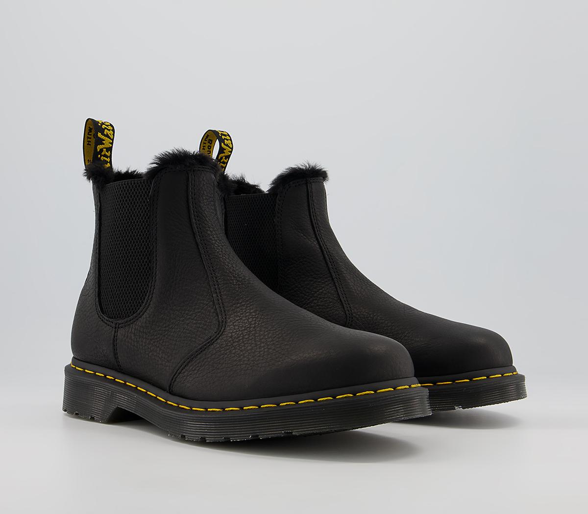 Dr. Martens 2976 Fur Lined Chelsea Boots M Dr. Martens 2976 Fur Lined Chelsea Boots M Black
