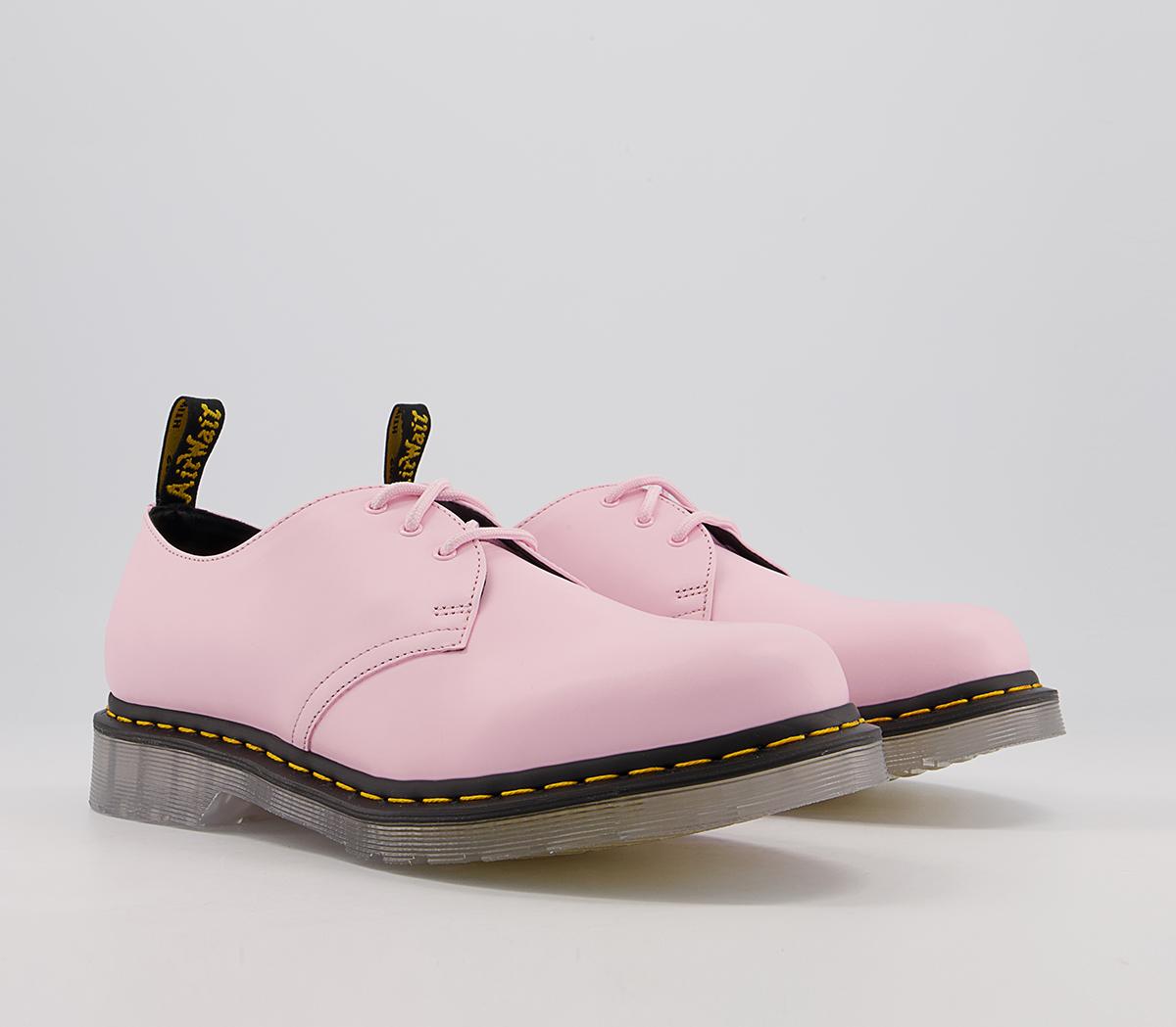 Dr. Martens Mens 1461 Ice 3 Eye Shoes M Pale Pink, 9