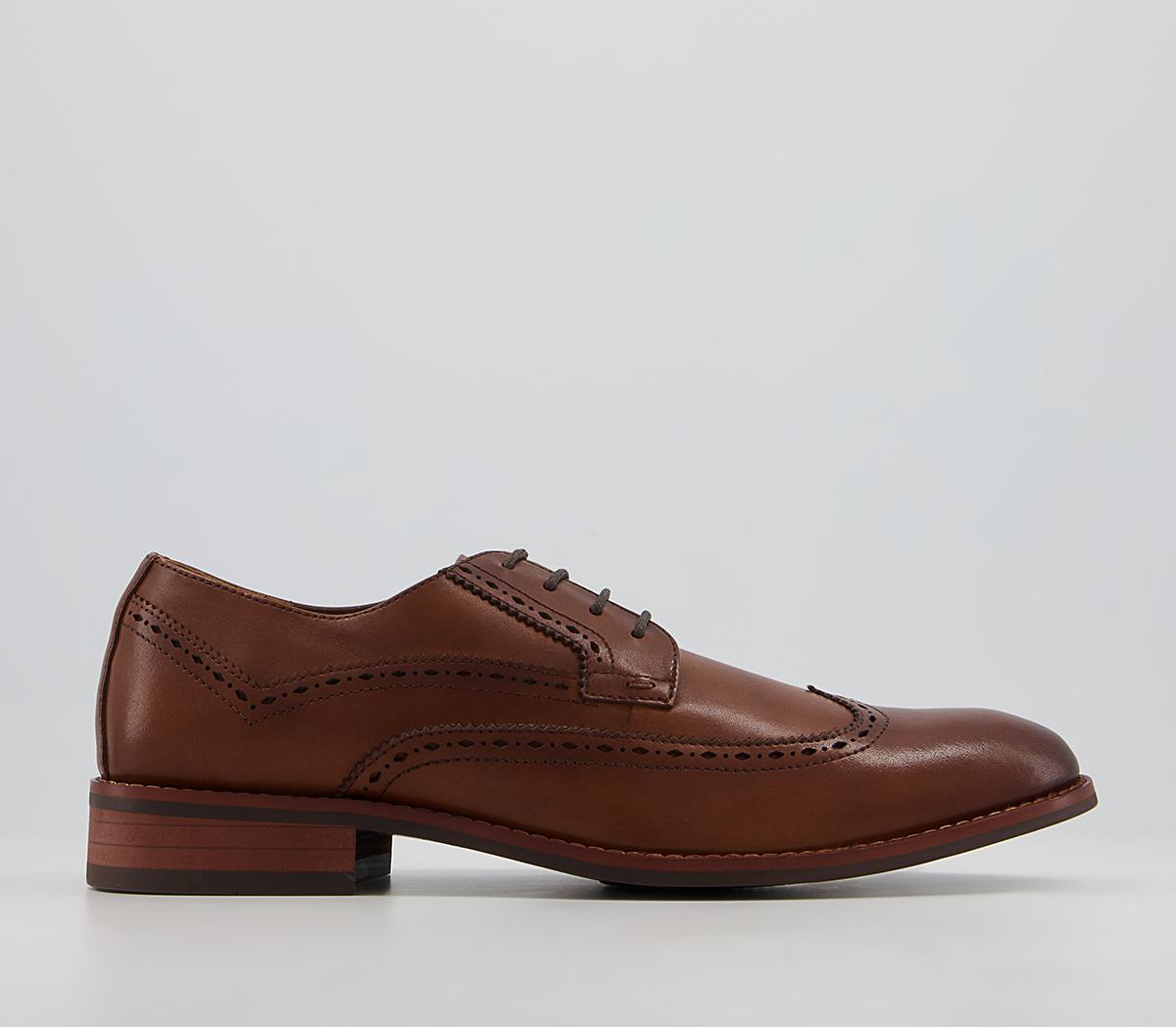 hugo boss brown brogues