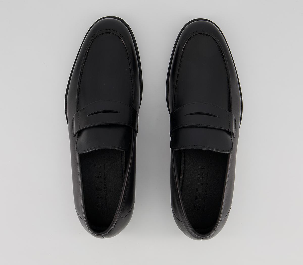 Office Milan Classic Saddle Loafers Office Milan Classic Saddle Loafers Black Leather