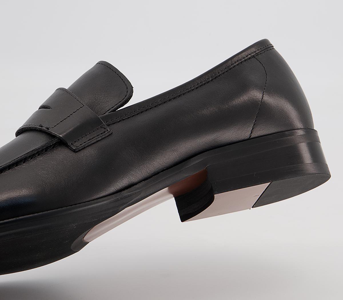 Office Milan Classic Saddle Loafers Office Milan Classic Saddle Loafers Black Leather