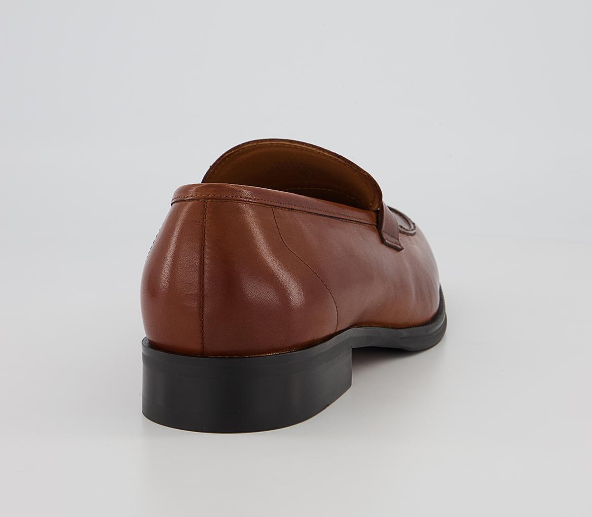 Office Milan Classic Saddle Loafers Office Milan Classic Saddle Loafers Tan Leather