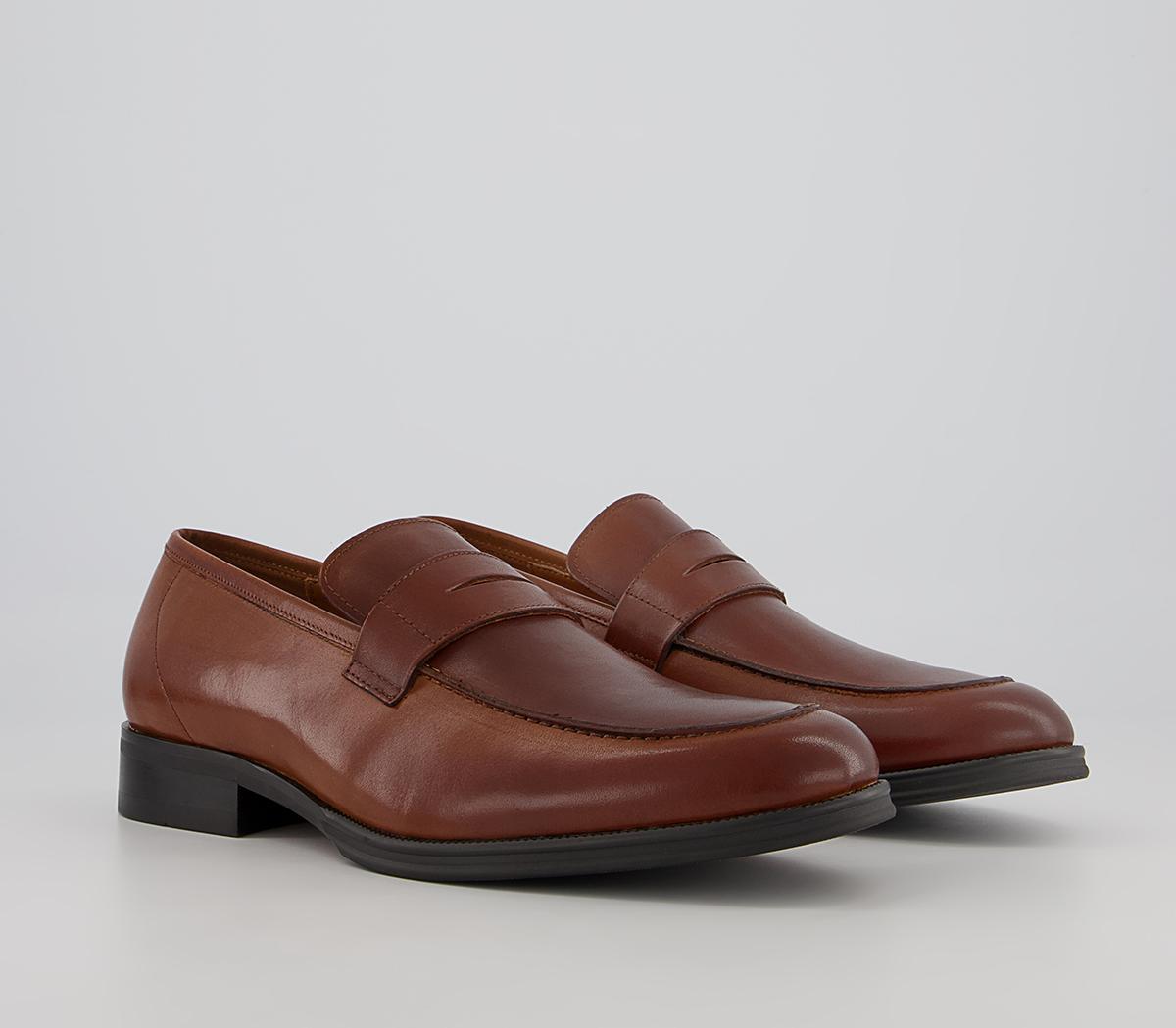 Office Milan Classic Saddle Loafers Office Milan Classic Saddle Loafers Tan Leather