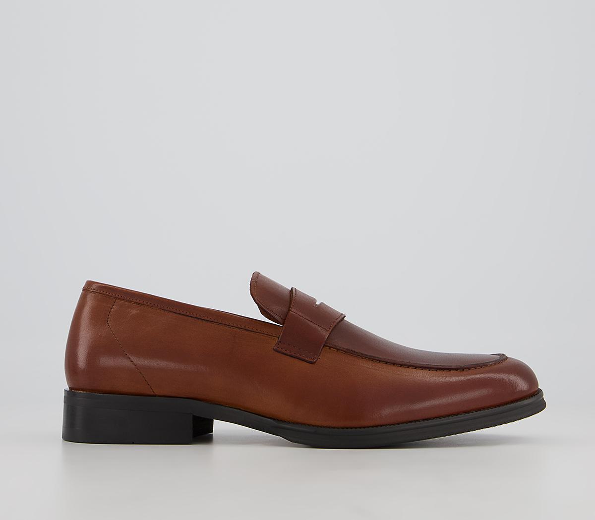 OfficeMilan Classic Saddle LoafersTan Leather