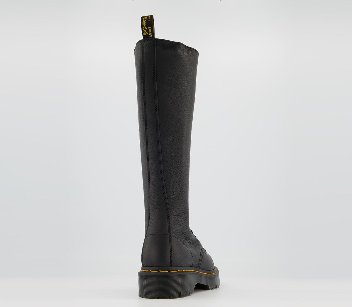 Dr. Martens 1B60 Tall Boots Black - Women's Knee High Boots
