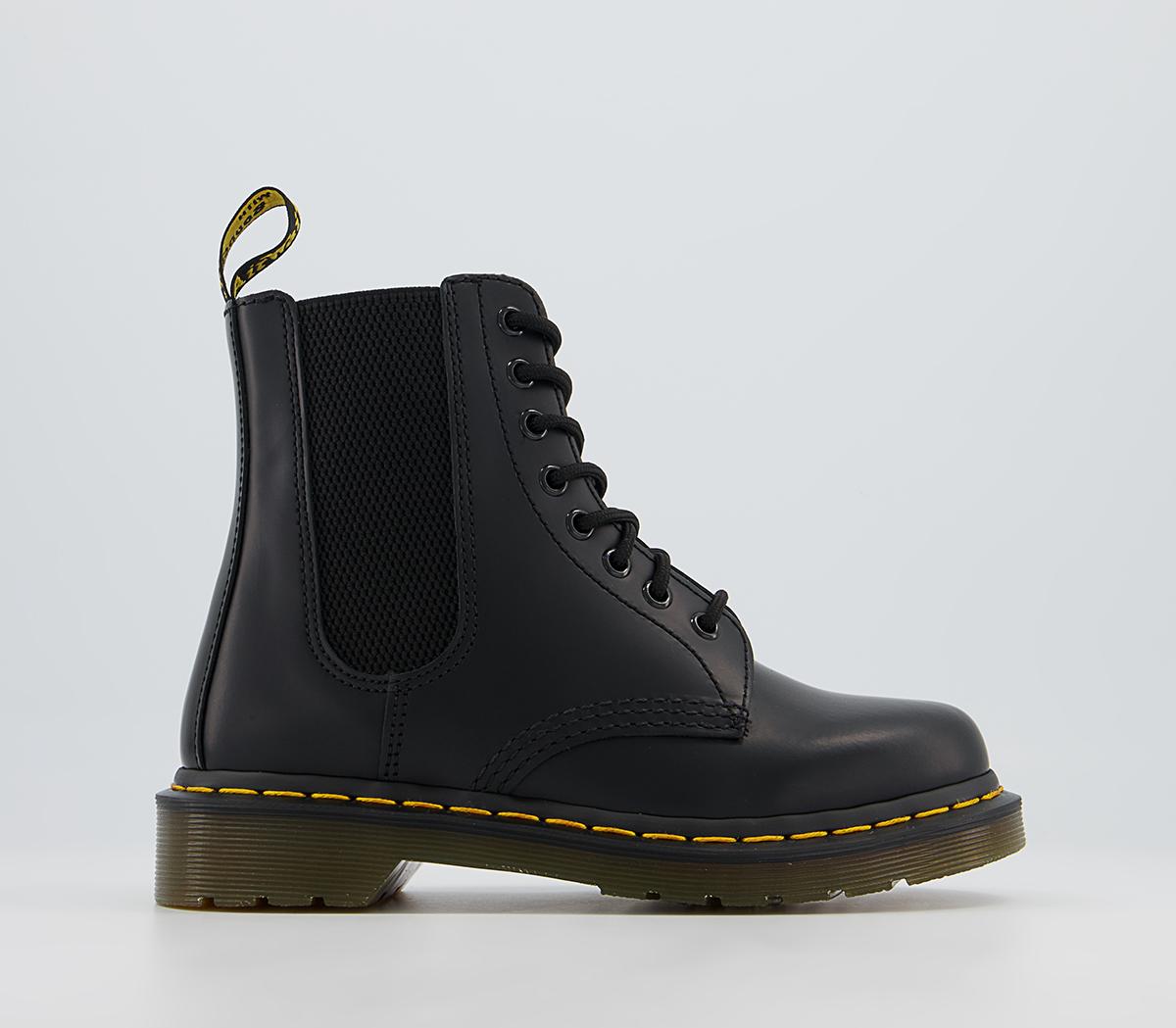 Dr. Martens 1460 HARPER ブラック EU 37 Dr. Martens 1460 Harper Boots Black Smooth - Women's Ankle Boots