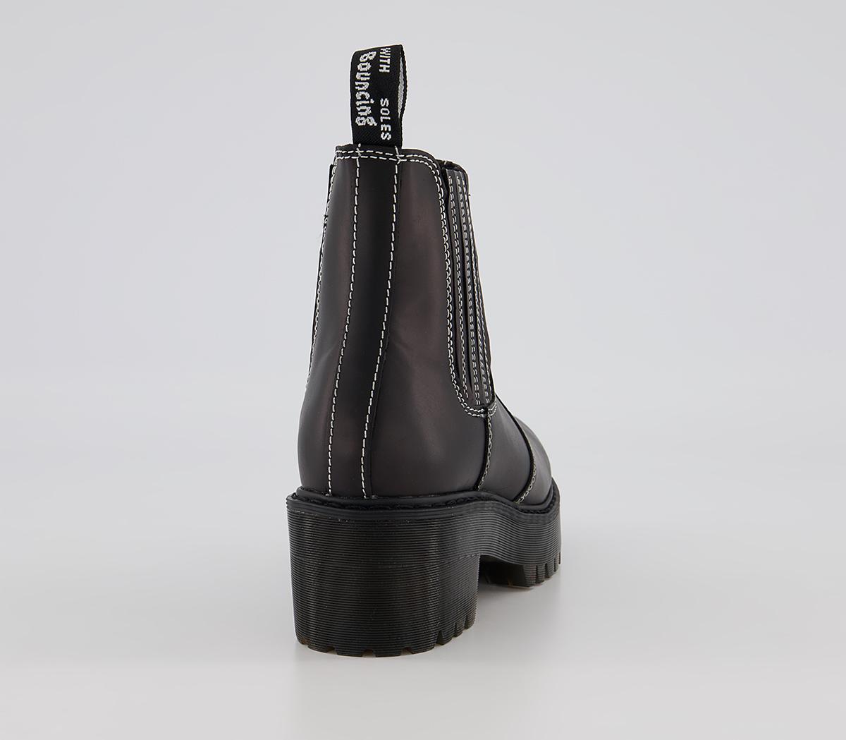 Dr. Martens Rometty Contrast Stitch Boots Dr. Martens Rometty Contrast Stitch Boots Black