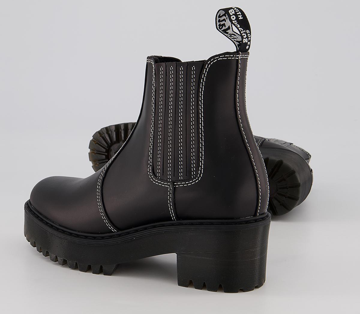 Dr. Martens Rometty Contrast Stitch Boots Dr. Martens Rometty Contrast Stitch Boots Black