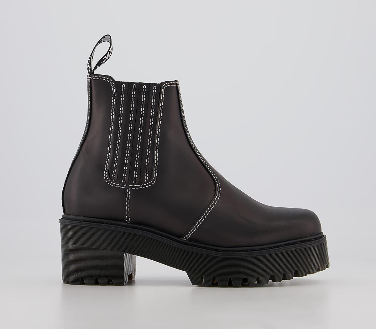 Dr. Martens Rometty Contrast Stitch Boots Dr. Martens Rometty Contrast Stitch Boots Black