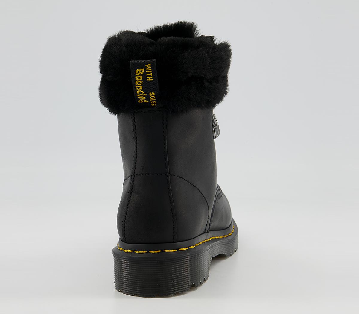 Dr. Martens 1460 Serena Collar Boots Dr. Martens 1460 Serena Collar Boots Black