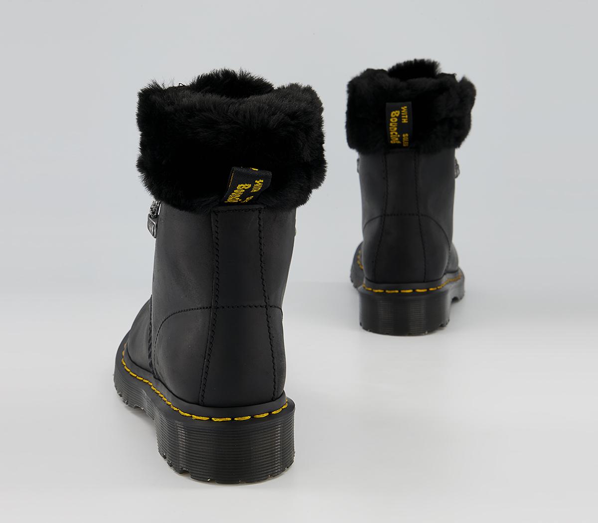 Dr. Martens 1460 Serena Collar Boots Dr. Martens 1460 Serena Collar Boots Black