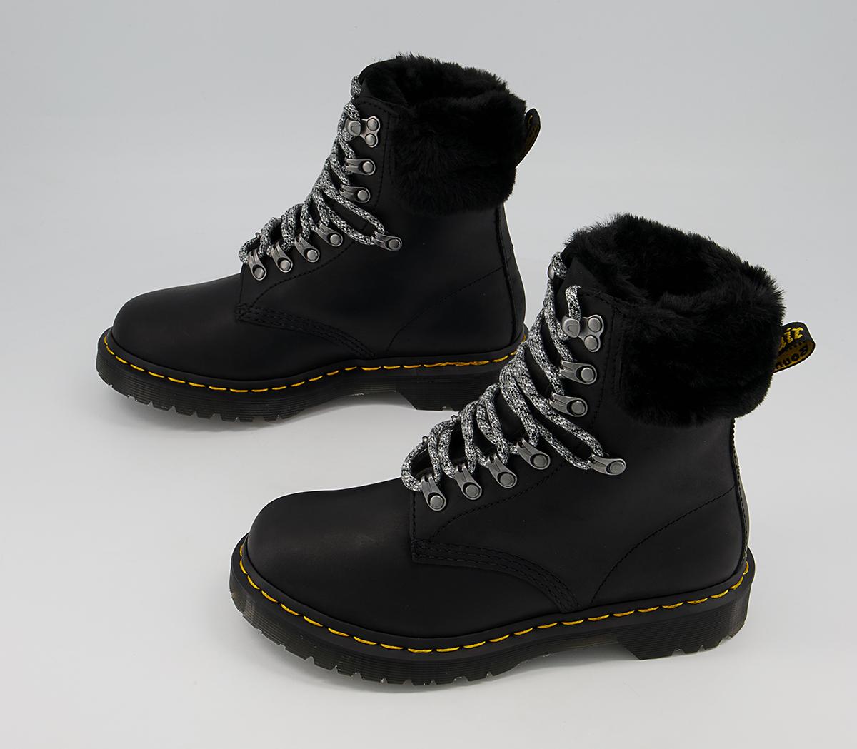 Dr. Martens 1460 Serena Collar Boots Dr. Martens 1460 Serena Collar Boots Black