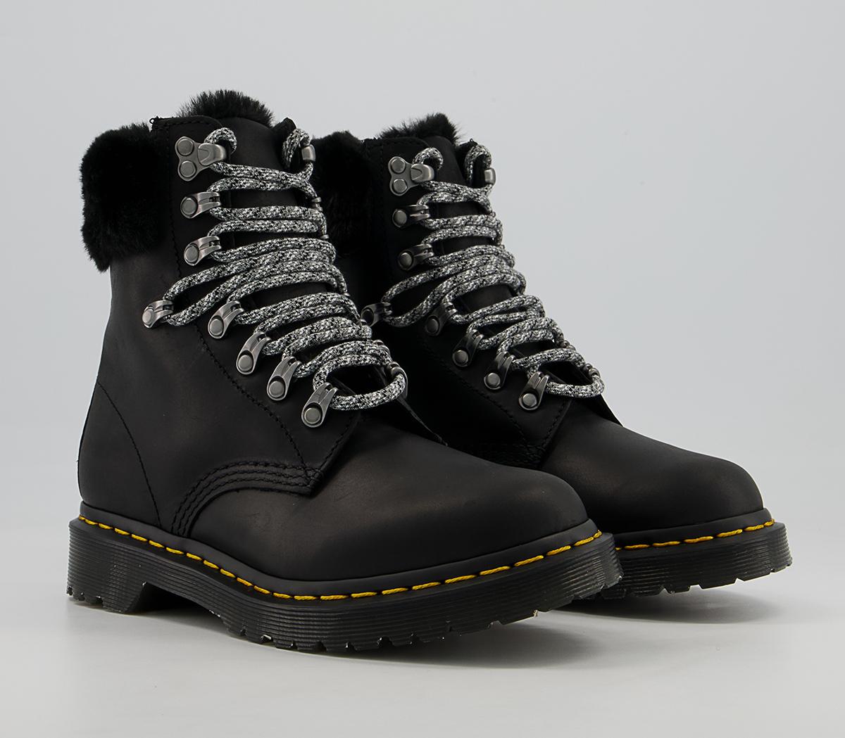 Dr. Martens 1460 Serena Collar Boots Dr. Martens 1460 Serena Collar Boots Black
