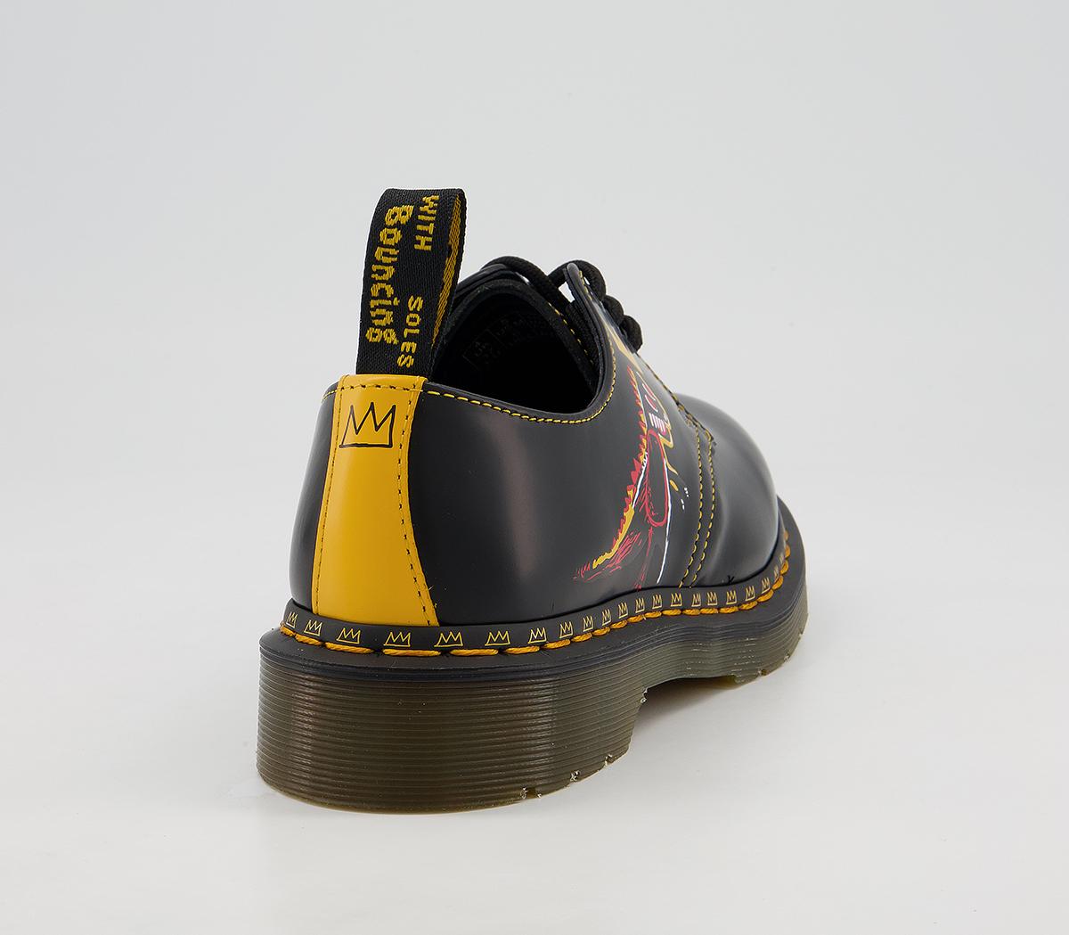 Dr. Martens 1461 Basquiat Shoes W Black Multi - Flat Shoes for Women