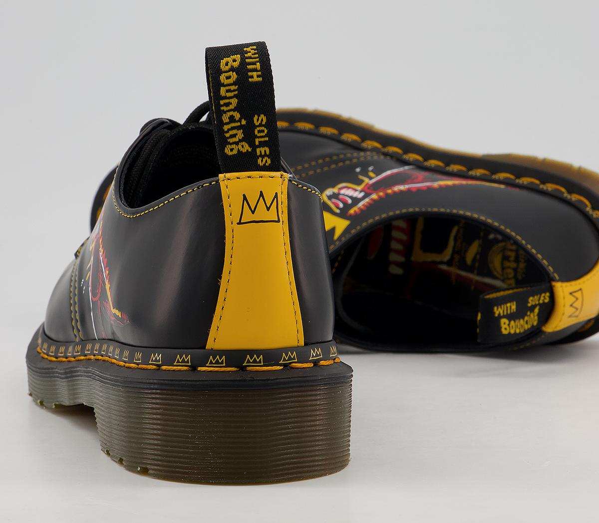 Dr. Martens 1461 Basquiat Shoes W Black Multi - Flat Shoes for Women