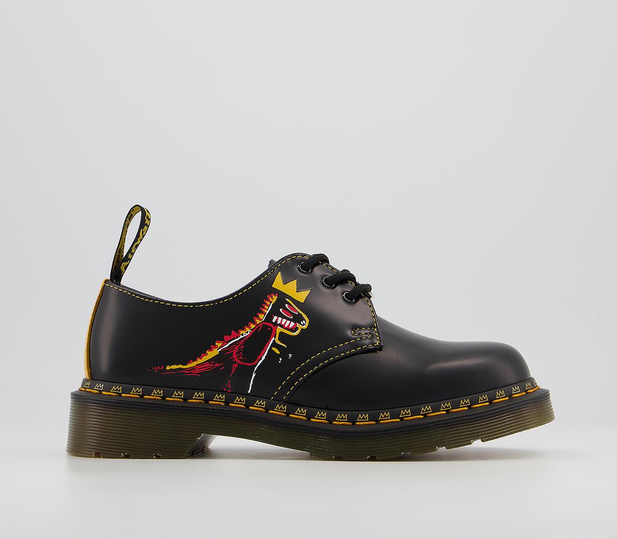 Dr. Martens 1461 Basquiat Shoes W Black Multi - Flat Shoes for Women
