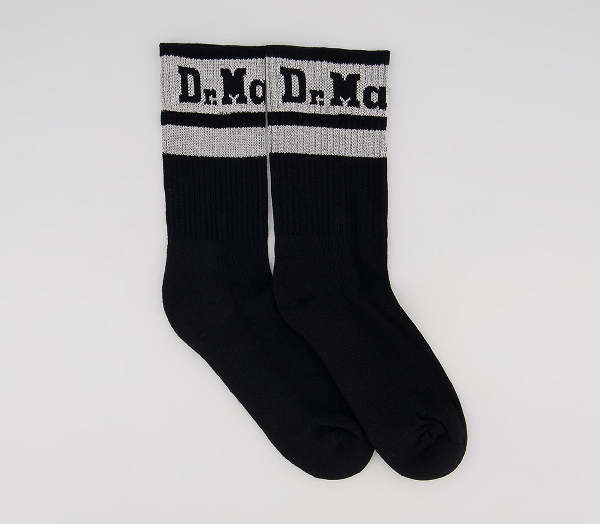 Dr. Martens Athletic Logo Socks Black White - Accessories