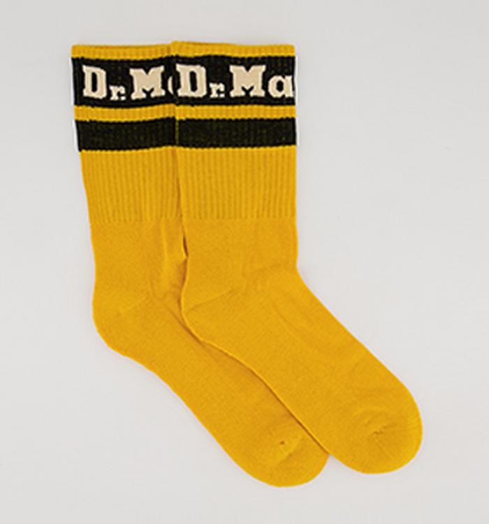 Dr. Martens Athletic Logo Socks Yellow