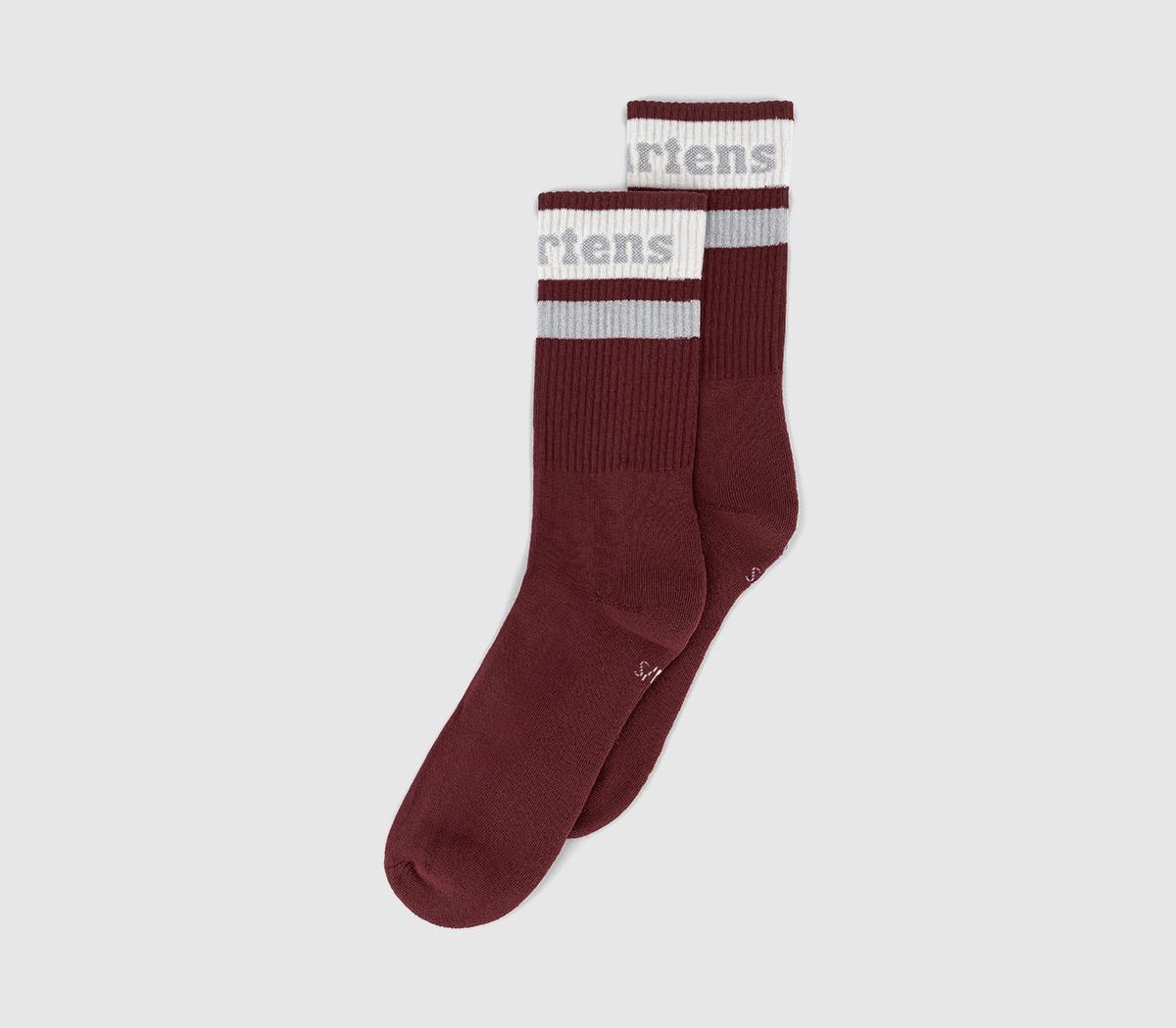 Dr. MartensAthletic Logo SocksCherry Red